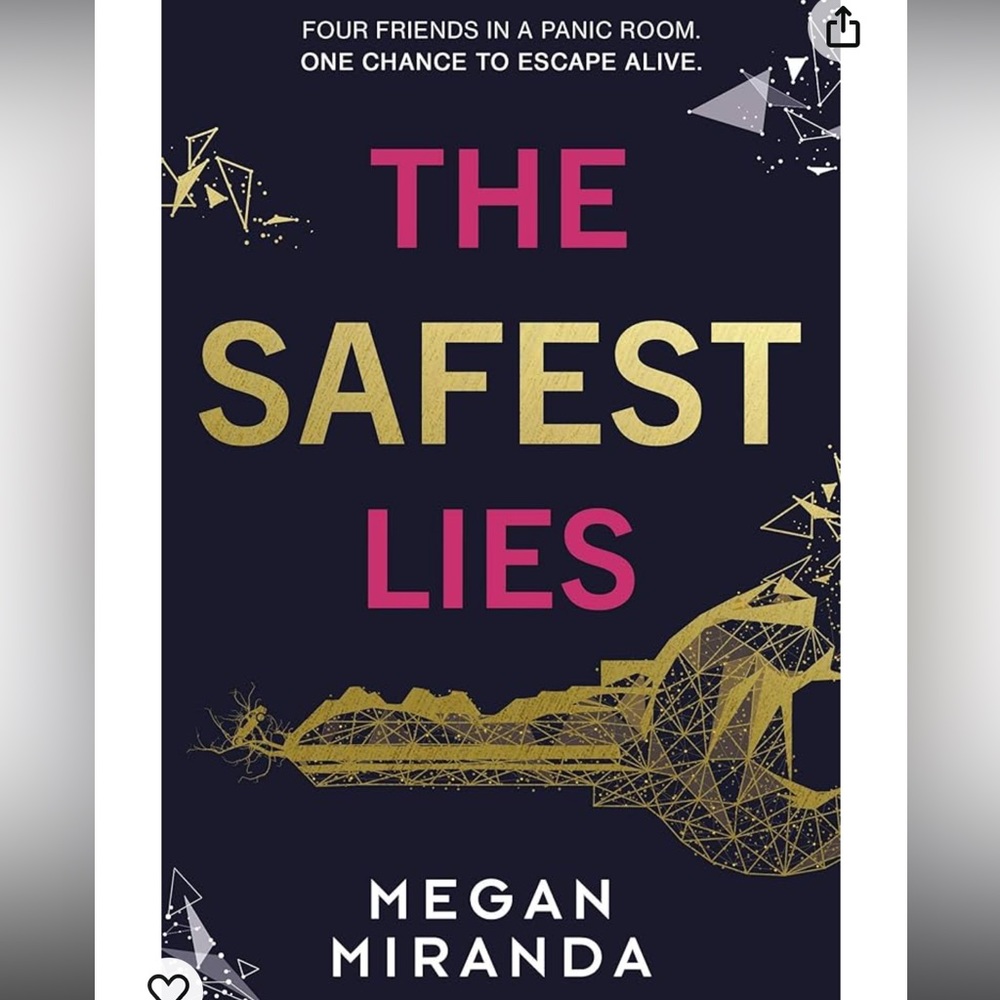 The Safest Lies by - Black and Gold Cover